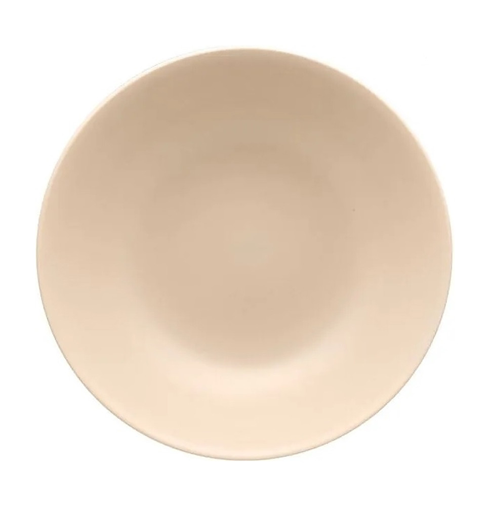 Тарелка суповая UNNI ACETINADO MERENGUE 20см AY01-5507