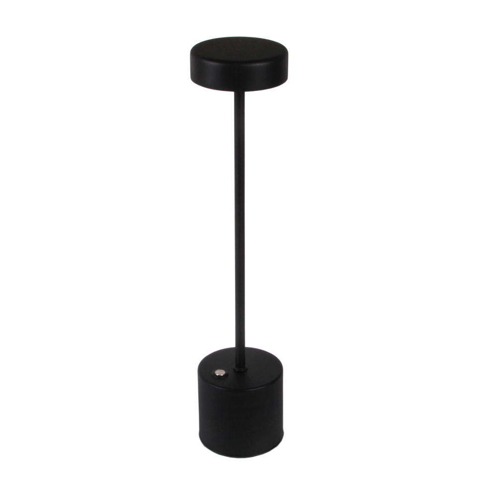 Настольная лампа высокой стойкой, чёрный HPH-BLK-01