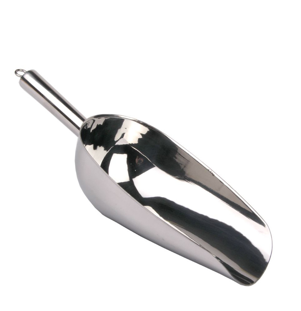 Лопатка для льда из н/с 12*30см K-8207-1