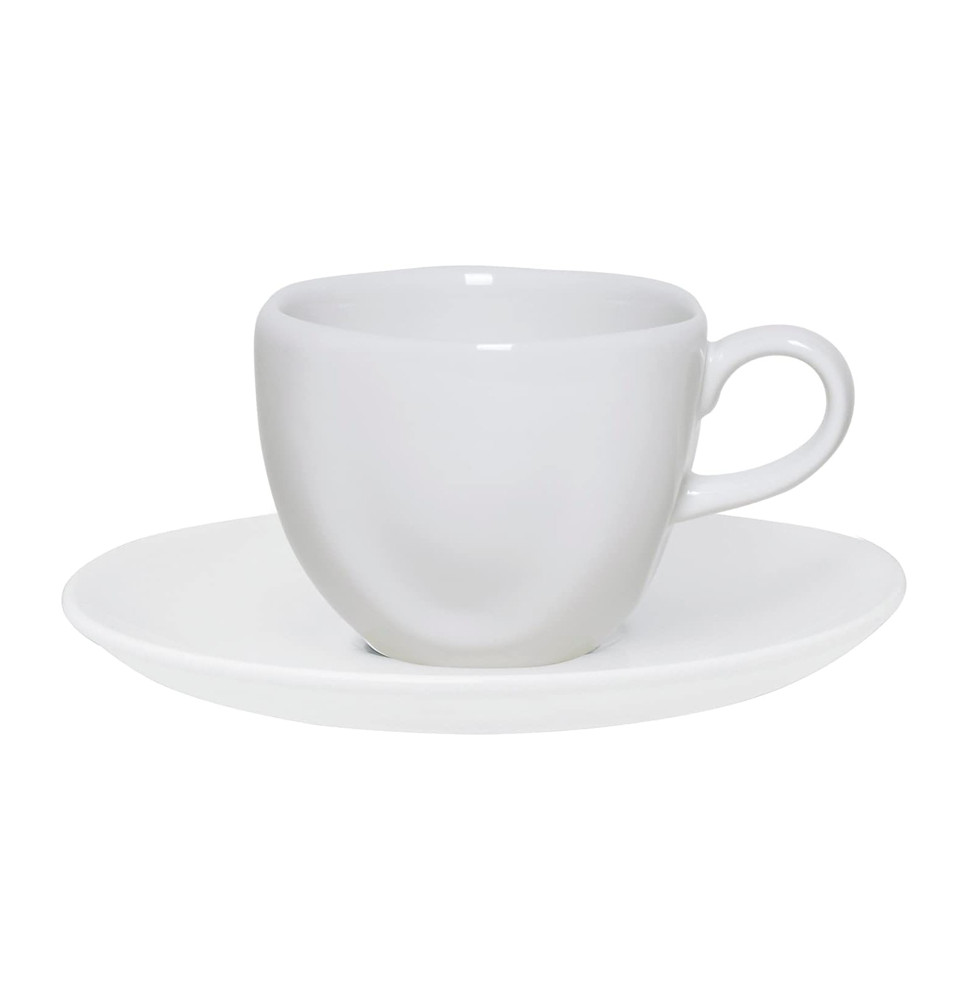 Пара чайная WHITE (чашка 220мл и блюдце 16см) RA04-9504